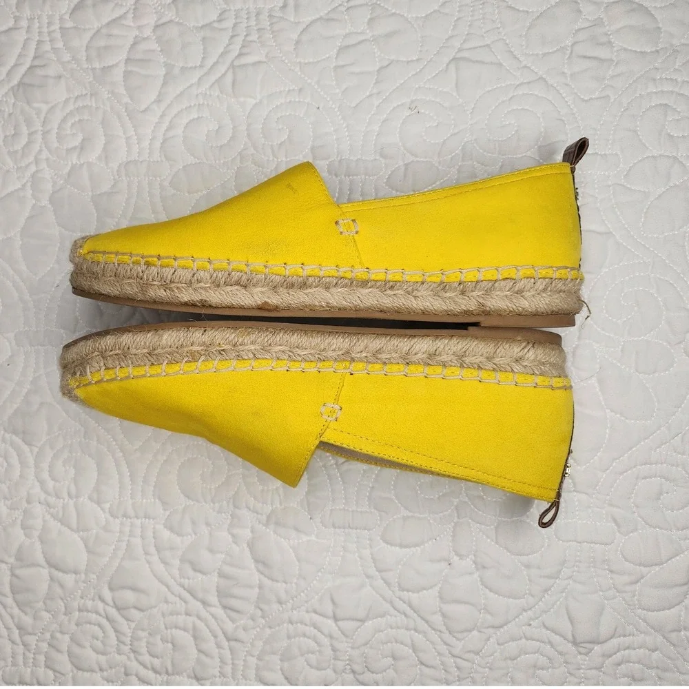 Sam Edelman Womans‎ Yellow Espadrilles Women's Shoes Size 7